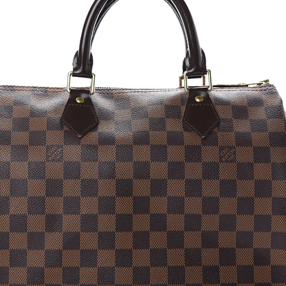 Louis Vuitton Damier Ebene Speedy 30 6 of 9