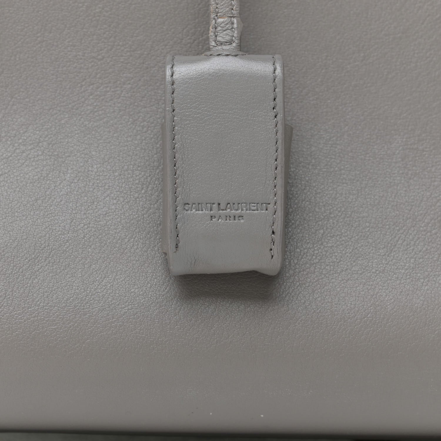 Saint Laurent Calfskin Baby Sac de Jour Fog 13 of 14