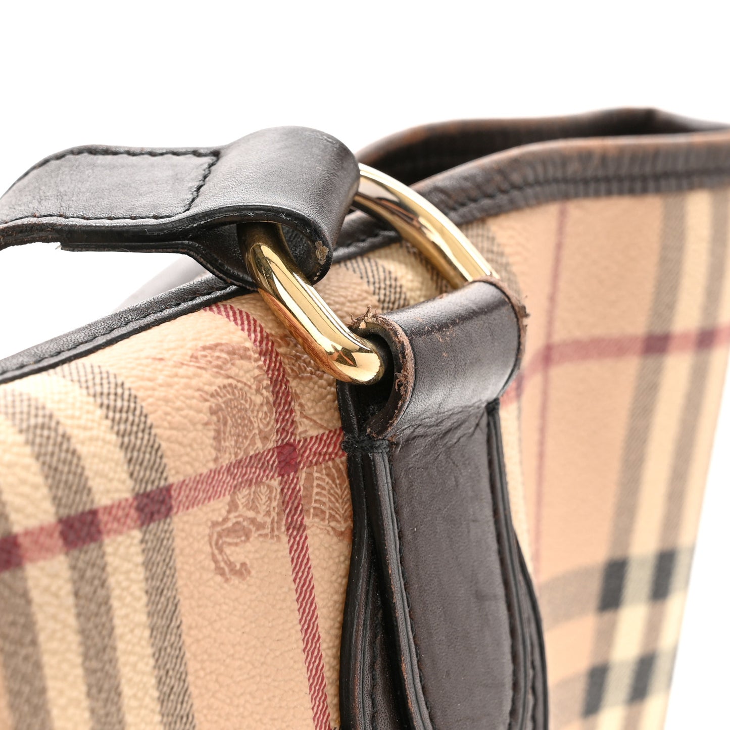 Haymarket Check Large Nick Tote Chocolate