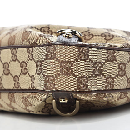 Gucci Monogram Large Abbey D Ring Hobo Dark Brown 9 of 10