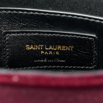 Saint Laurent Velvet Opium 2 Crossbody Bag Bordeaux Black 6 of 10