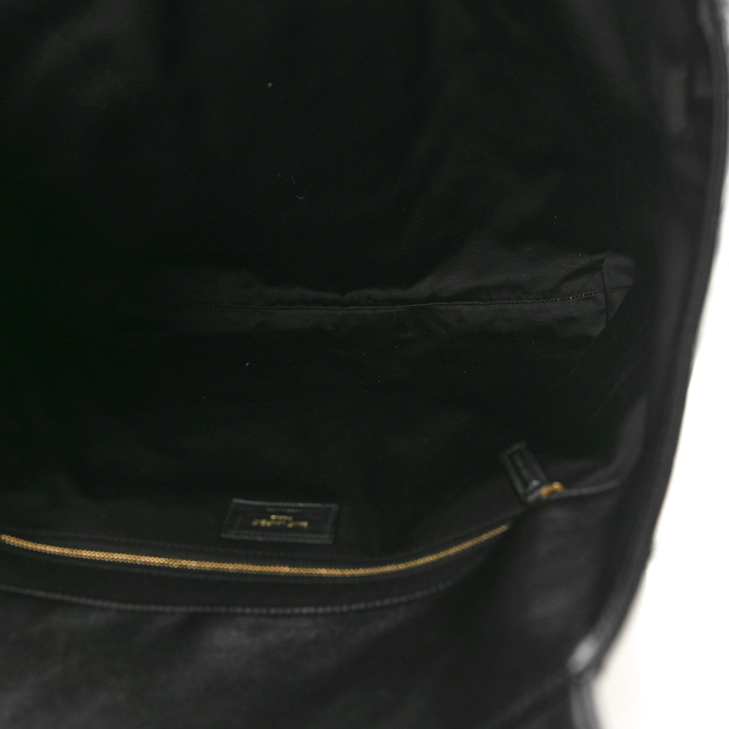 Saint Laurent Lambskin Quilted Maxi Icare Shopping Tote Black 6 of 11