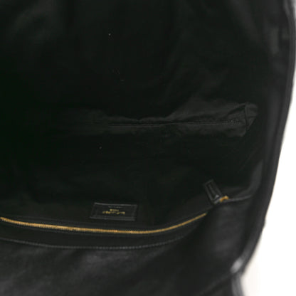 Saint Laurent Lambskin Quilted Maxi Icare Shopping Tote Black 6 of 11