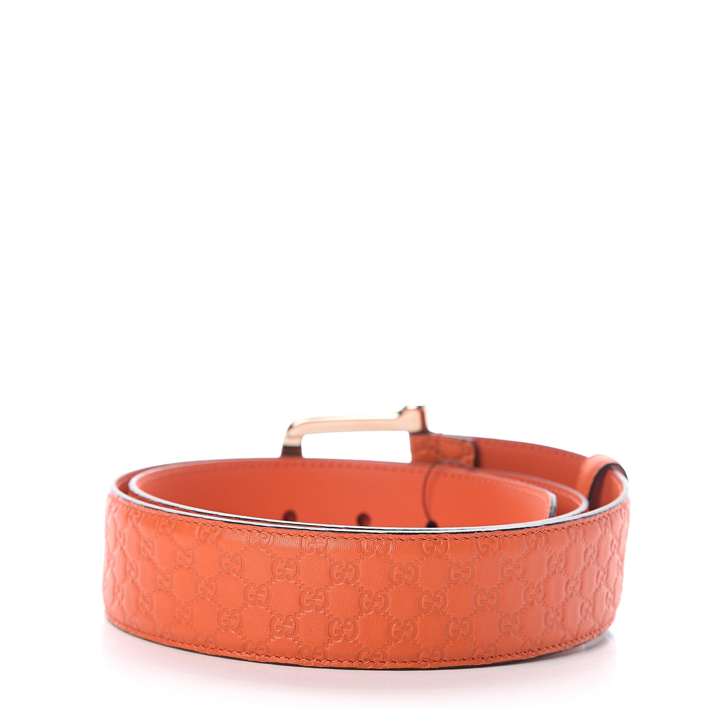 Soft Microguccissima 40mm Belt 90 36 Sun Orange