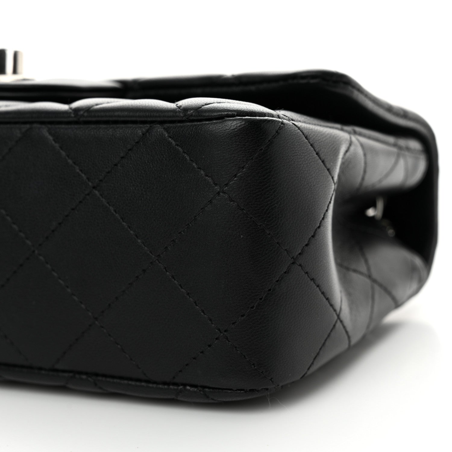 Chanel Lambskin Quilted Mini Rectangular Flap Black 11 of 11