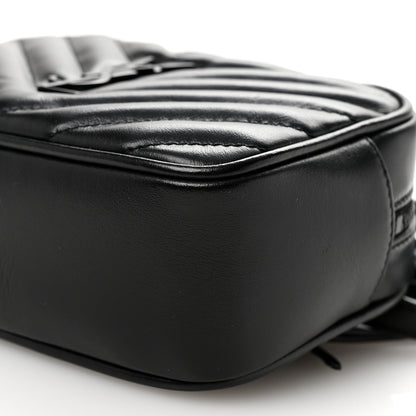Saint Laurent Calfskin Matelasse Monogram Lou Belt Bag Black 10 of 10
