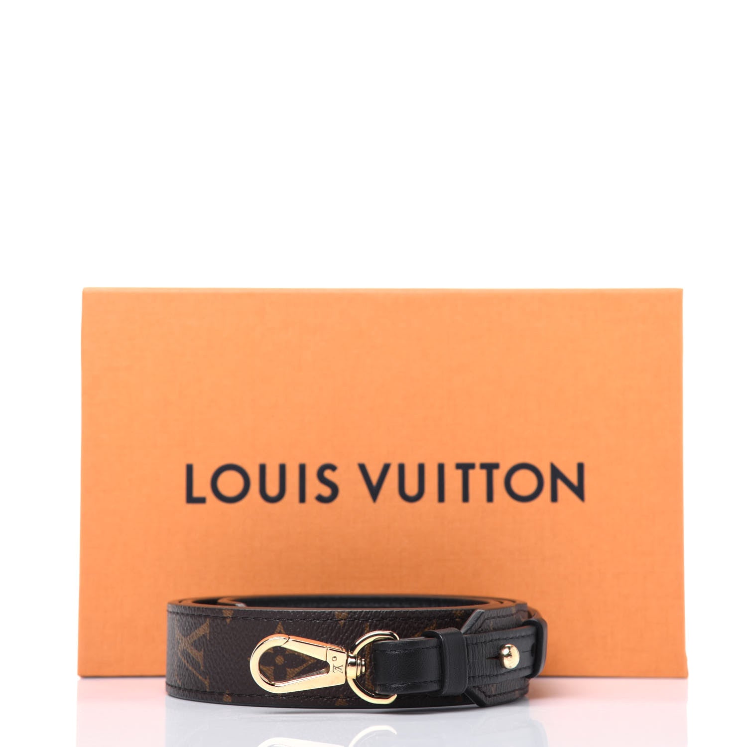 Louis Vuitton Monogram Bandouliere Shoulder Strap XL Black 7 of 7