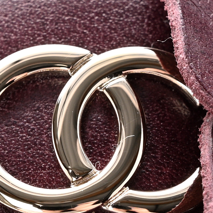 Chanel Calfskin Camellia Clogs 40 Dark Purple 11 of 12