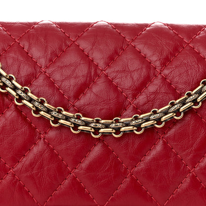 Chanel Aged Calfskin Quilted 2.55 Reissue 225 Flap Red 8 of 12