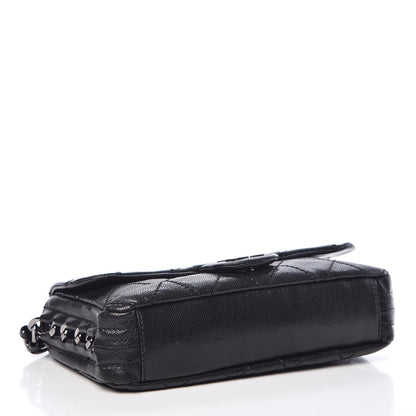 Chanel Glazed Caviar Quilted Modern Chain Flap Black 4 of 9