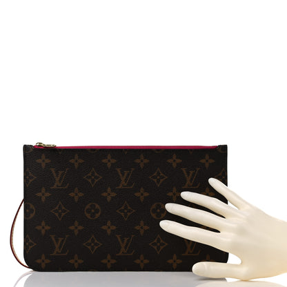 Louis Vuitton Monogram Neverfull MM GM Pochette Pivoine 2 of 6