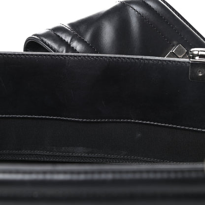 Chanel Glazed Calfskin Boy Tote Black 13 of 16