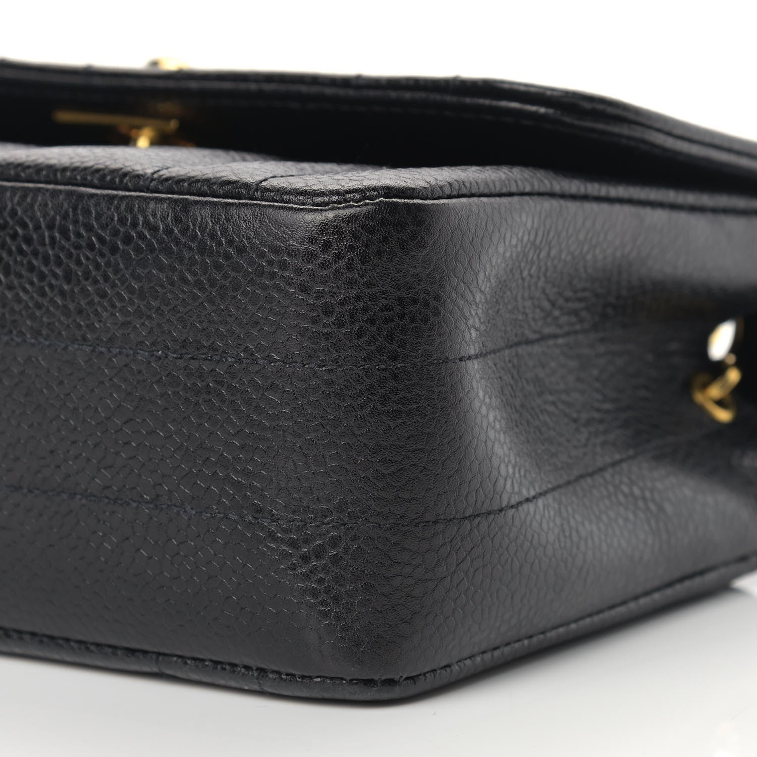 Chanel Caviar Vertical Quilted Mini Flap Black 9 of 12