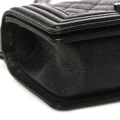 Chanel Caviar Quilted Small Boy Flap Black 9 of 17