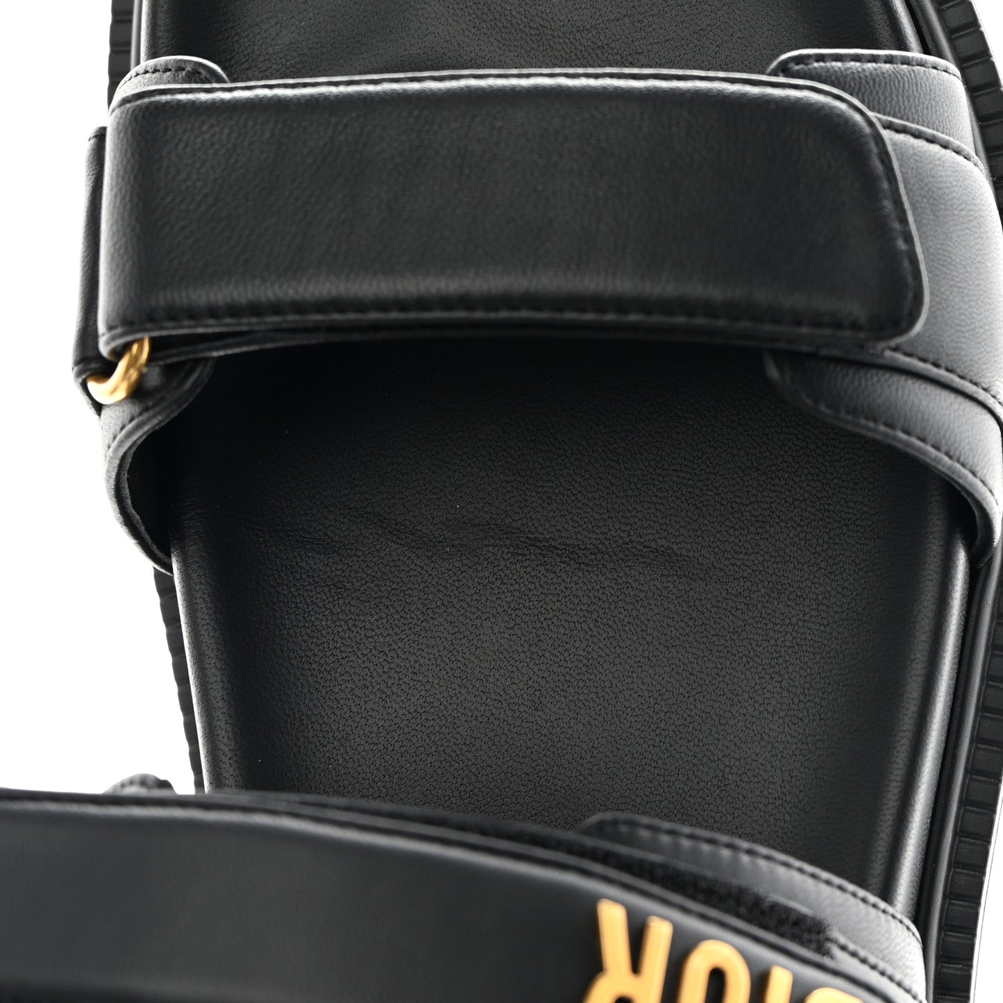 Lambskin Dioract 10mm Sandals 40 Black