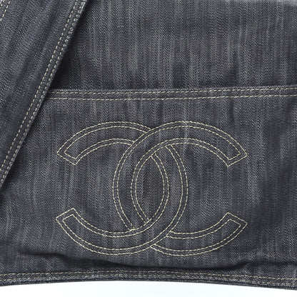 Chanel Denim CC Messenger Bag Blue 10 of 10