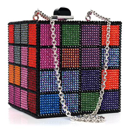 Judith Leiber Crystal Rubix Cube Clutch Multicolor 1 of 14