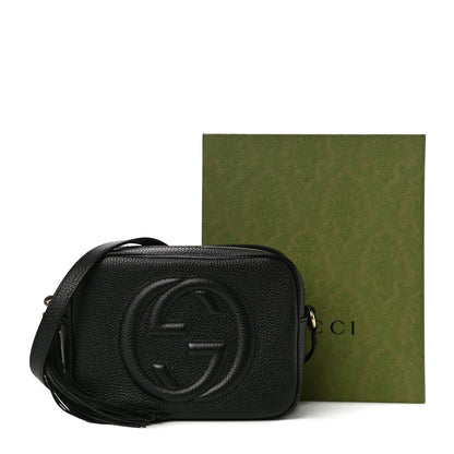 Gucci Pebbled Calfskin Small Soho Disco Bag Black 12 of 12