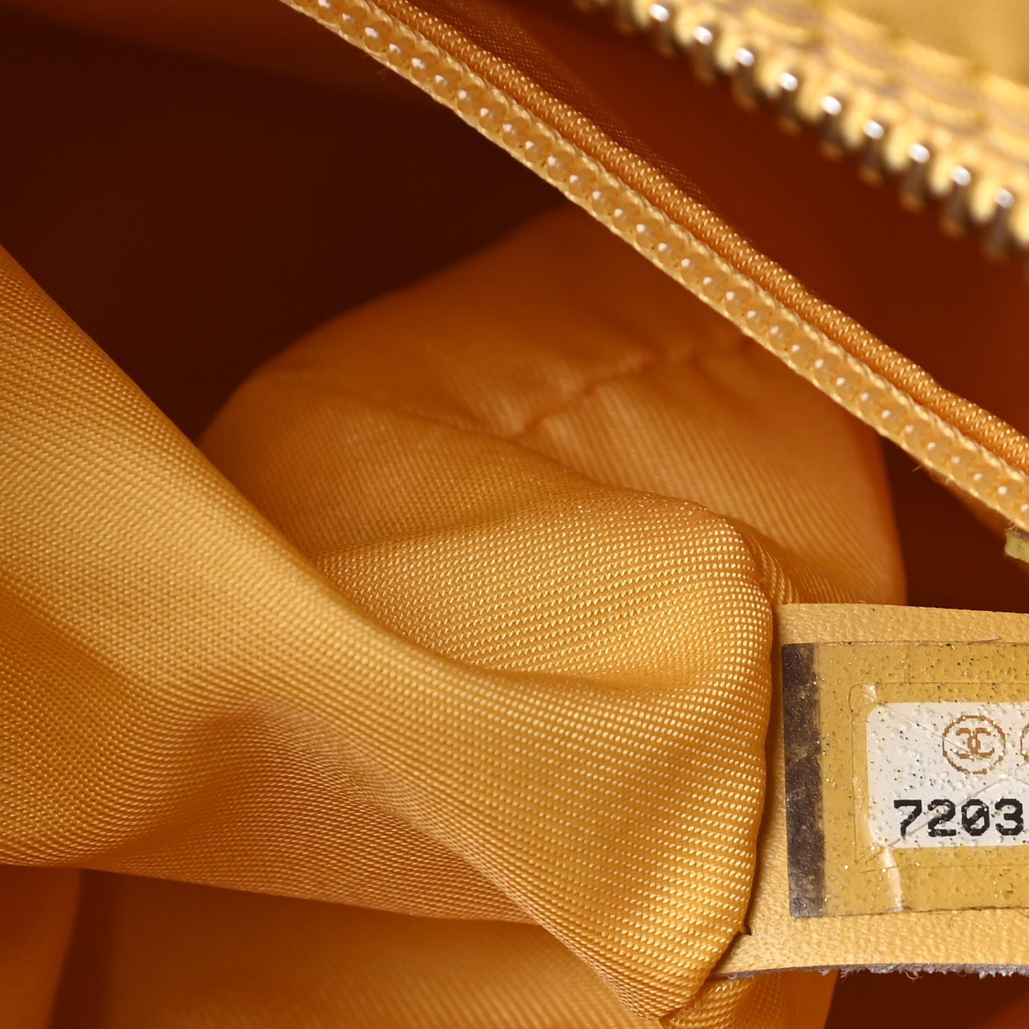 Chanel Nylon Travel Duffle Yellow 9 of 10