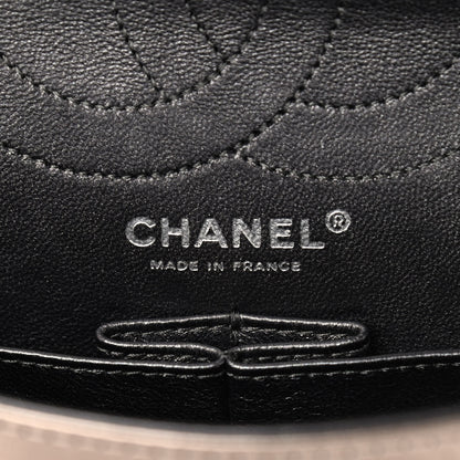 Chanel Metallic Aged Calfskin Quilted 2.55 Reissue 226 Flap Pewter 6 of 9