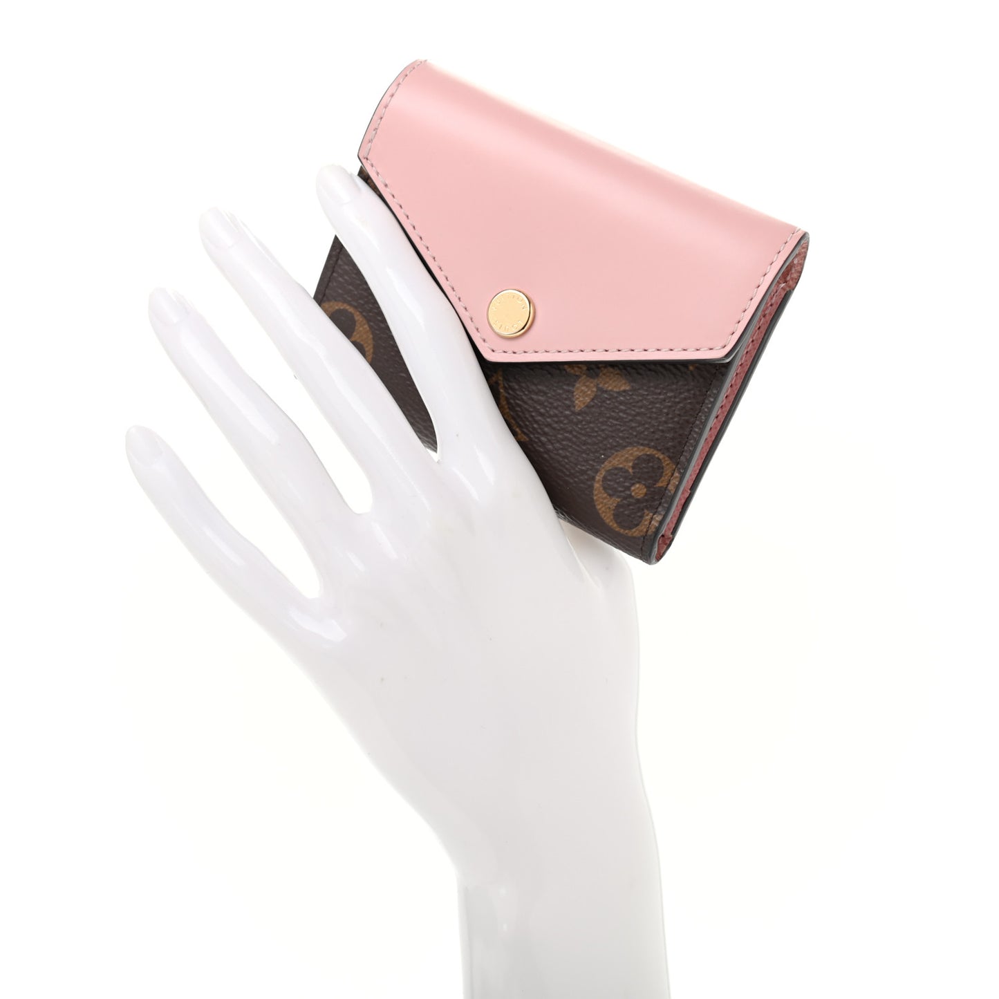 Monogram Zoe Wallet Rose Ballerine