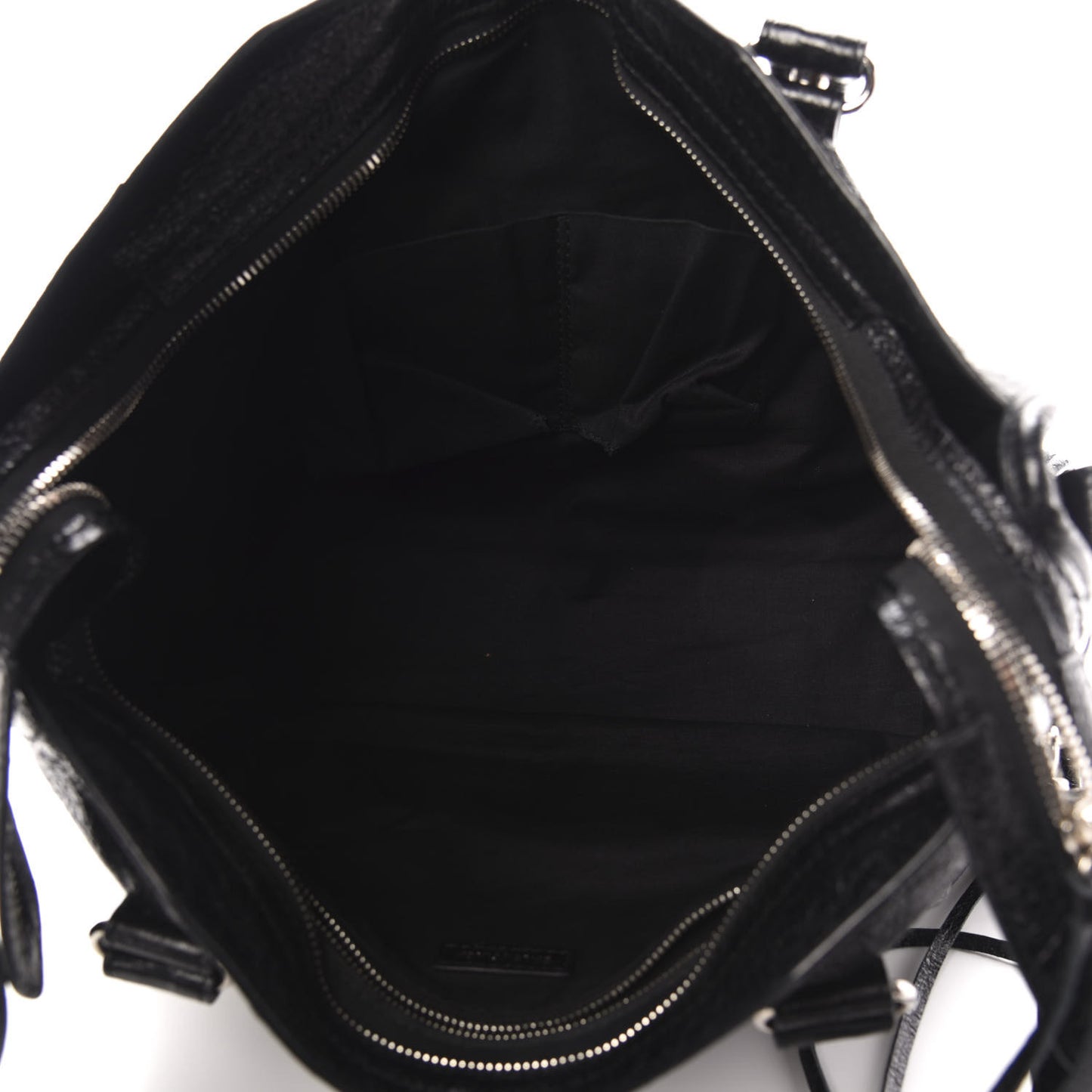 Agneau Classic Silver Hardware City Black