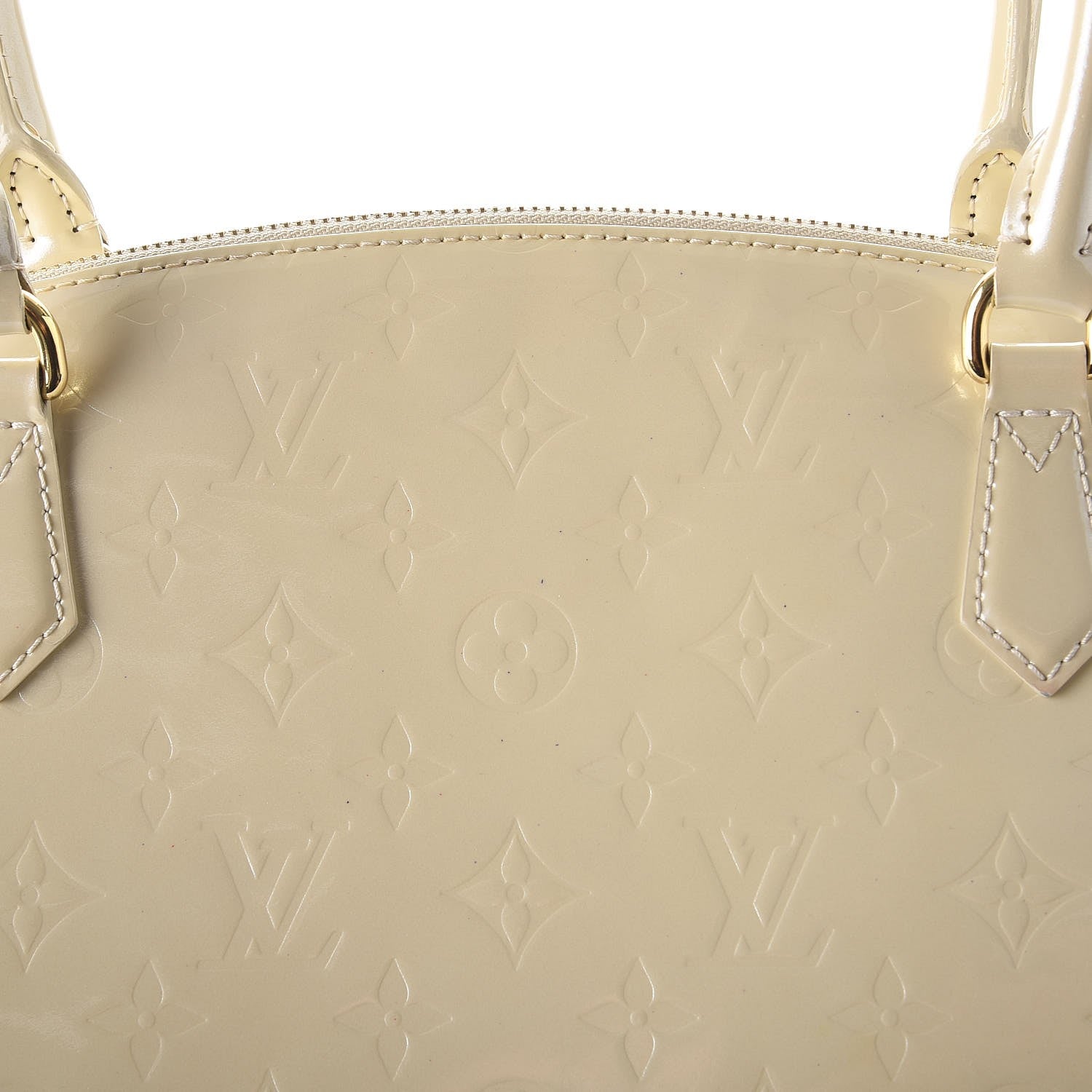 Louis Vuitton Vernis Sherwood GM Blanc Corail 5 of 11