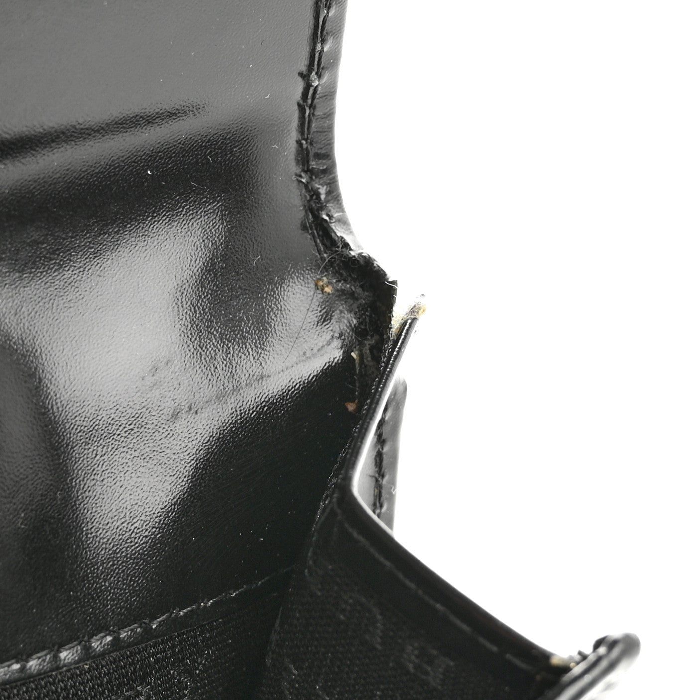 House Check Compact Wallet Black