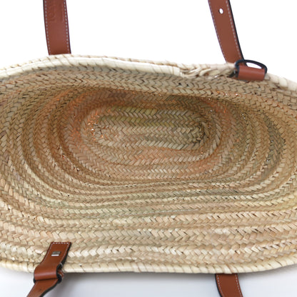 Loewe Raffia Large Basket Tote Bag Natural Tan 5 of 10