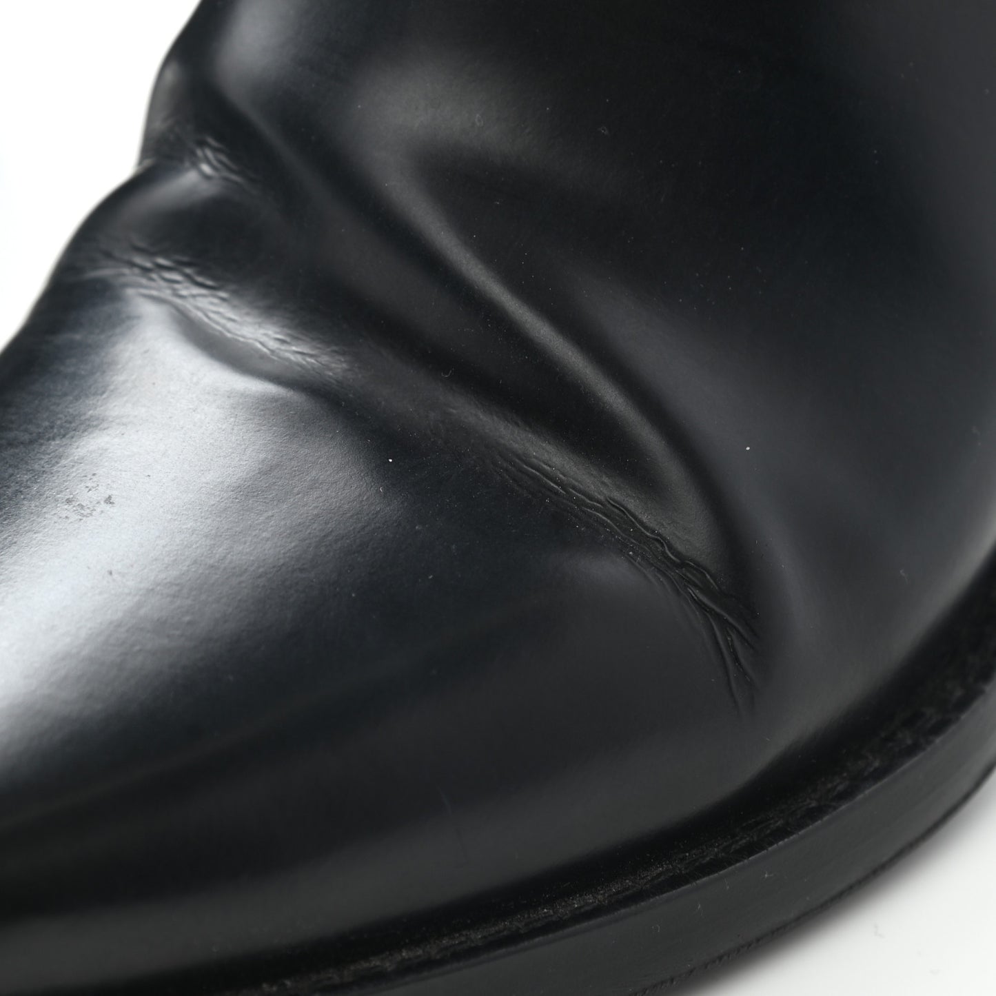 Calfskin L.A. Ankle Boots 36.5 Black