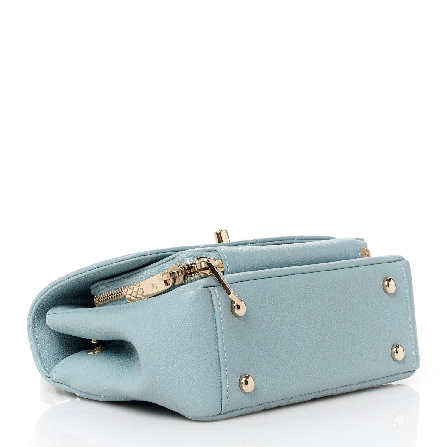 Chanel Caviar Quilted Small Business Affinity Flap Blue 4 of 13