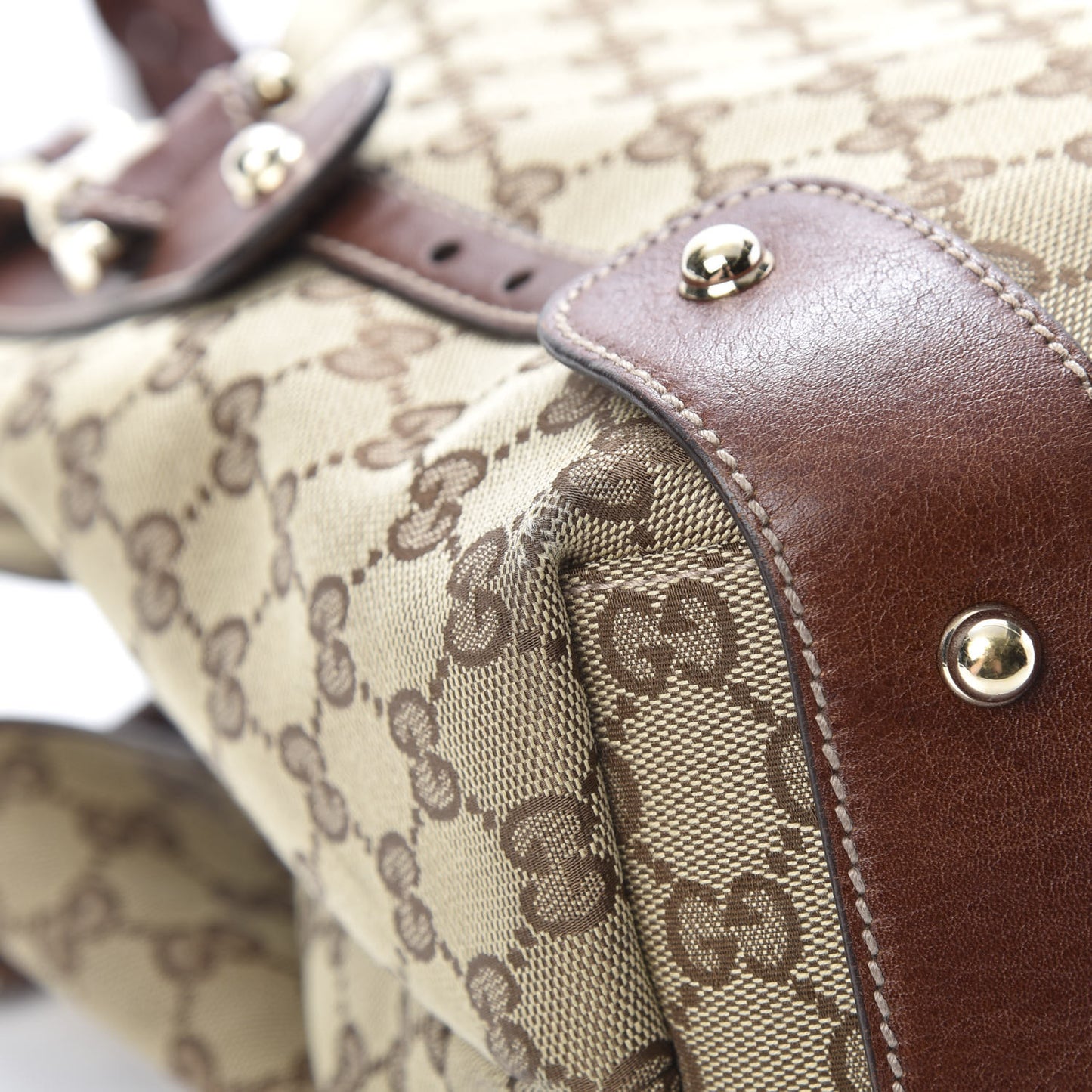 Monogram Medium Pelham Shoulder Bag Brown