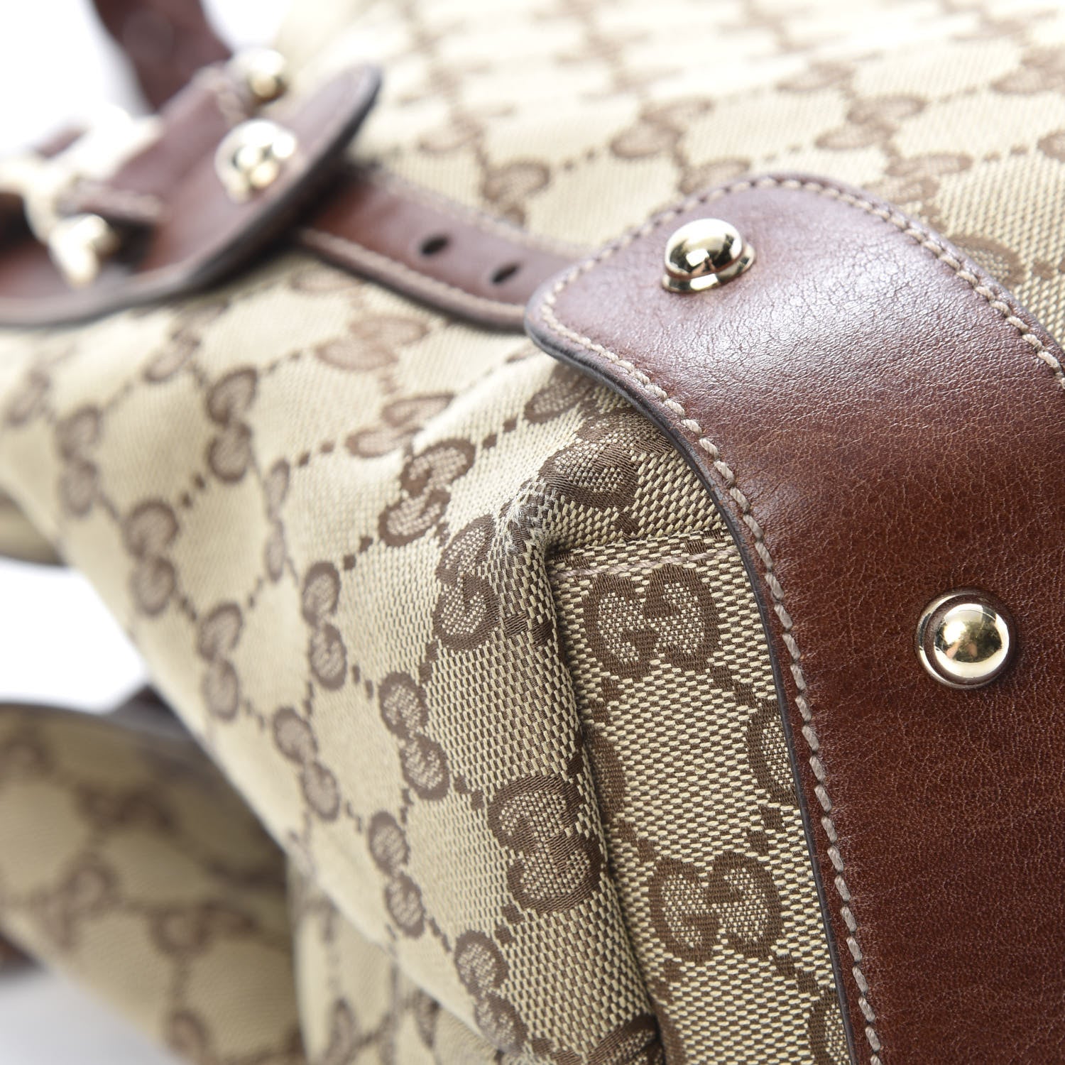 Gucci Monogram Medium Pelham Shoulder Bag Brown 12 of 17