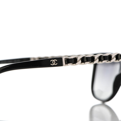 Chanel Cat Eye Chain Polarized Sunglasses 5260-Q Black 5 of 10