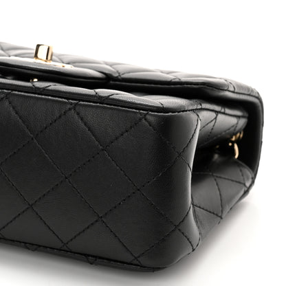 Chanel Lambskin Quilted Enamel Mini Pearl Crush Flap Black 10 of 11
