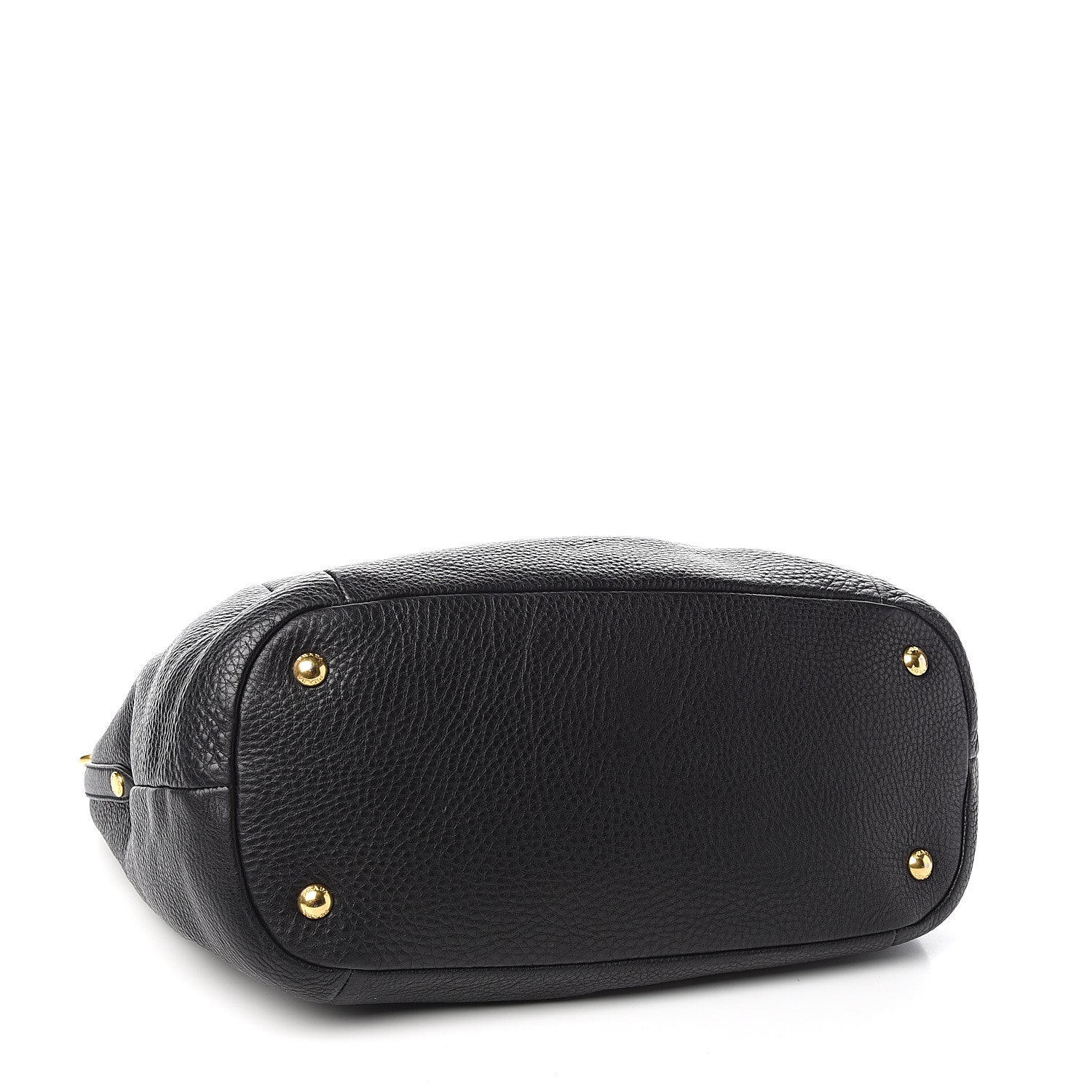 Prada Vitello Daino Shoulder Bag Black 3 of 9