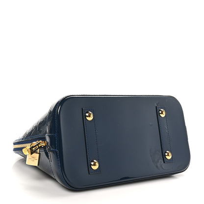 Louis Vuitton Vernis Alma PM Blue Infini 4 of 9