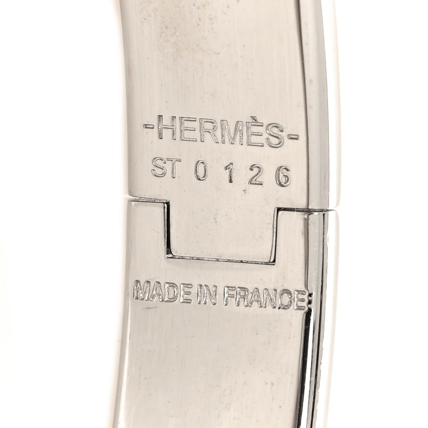 Enamel Narrow Clic Clac H Bracelet PM Gris Orage