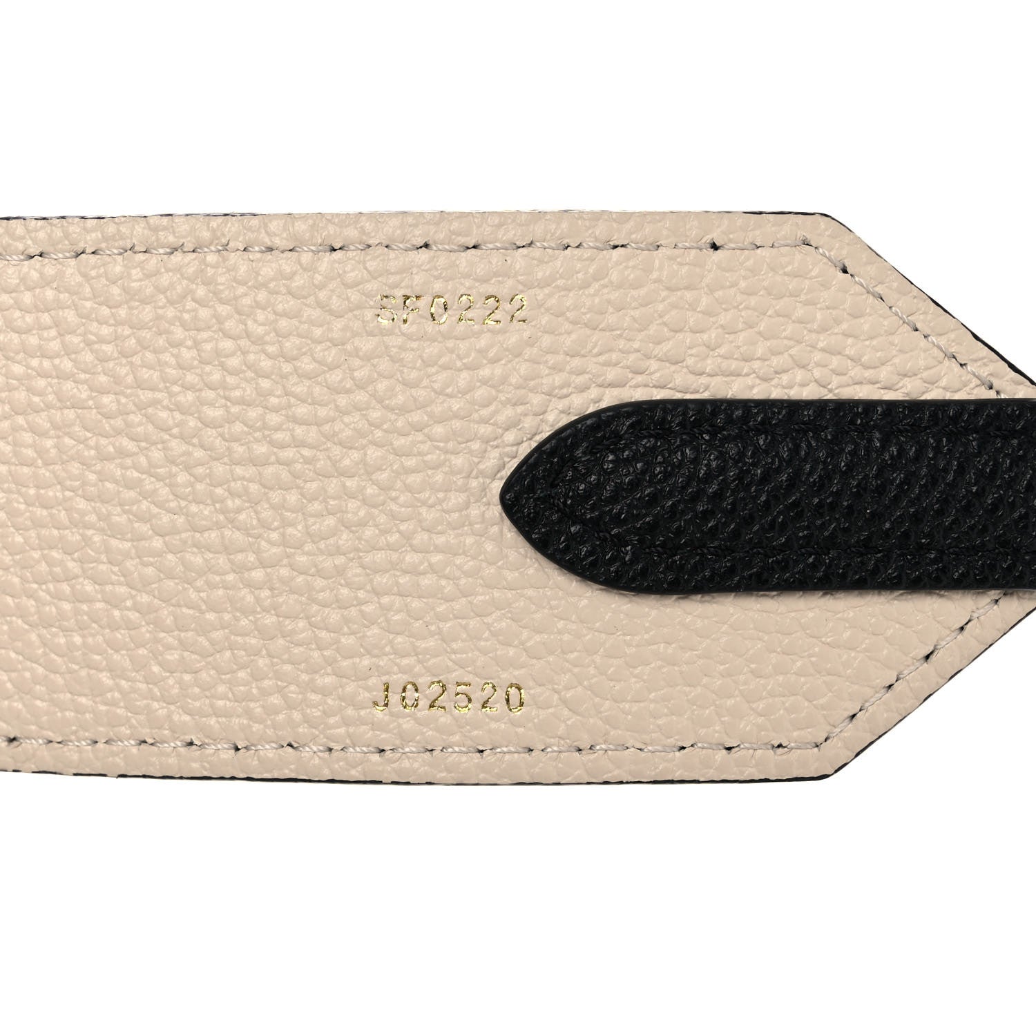 Louis Vuitton Empreinte Monogram Bandouliere Shoulder Strap Black Beige 4 of 6