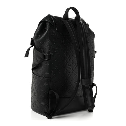 Louis Vuitton Calfskin Monogram Shadow Getaway Backpack Black 3 of 9