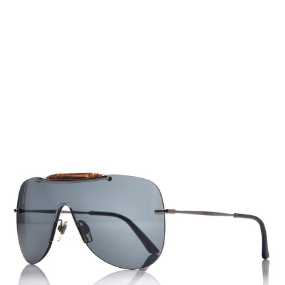 Gucci Metal Bamboo Shield GG 4262/S Sunglasses Black 1 of 9
