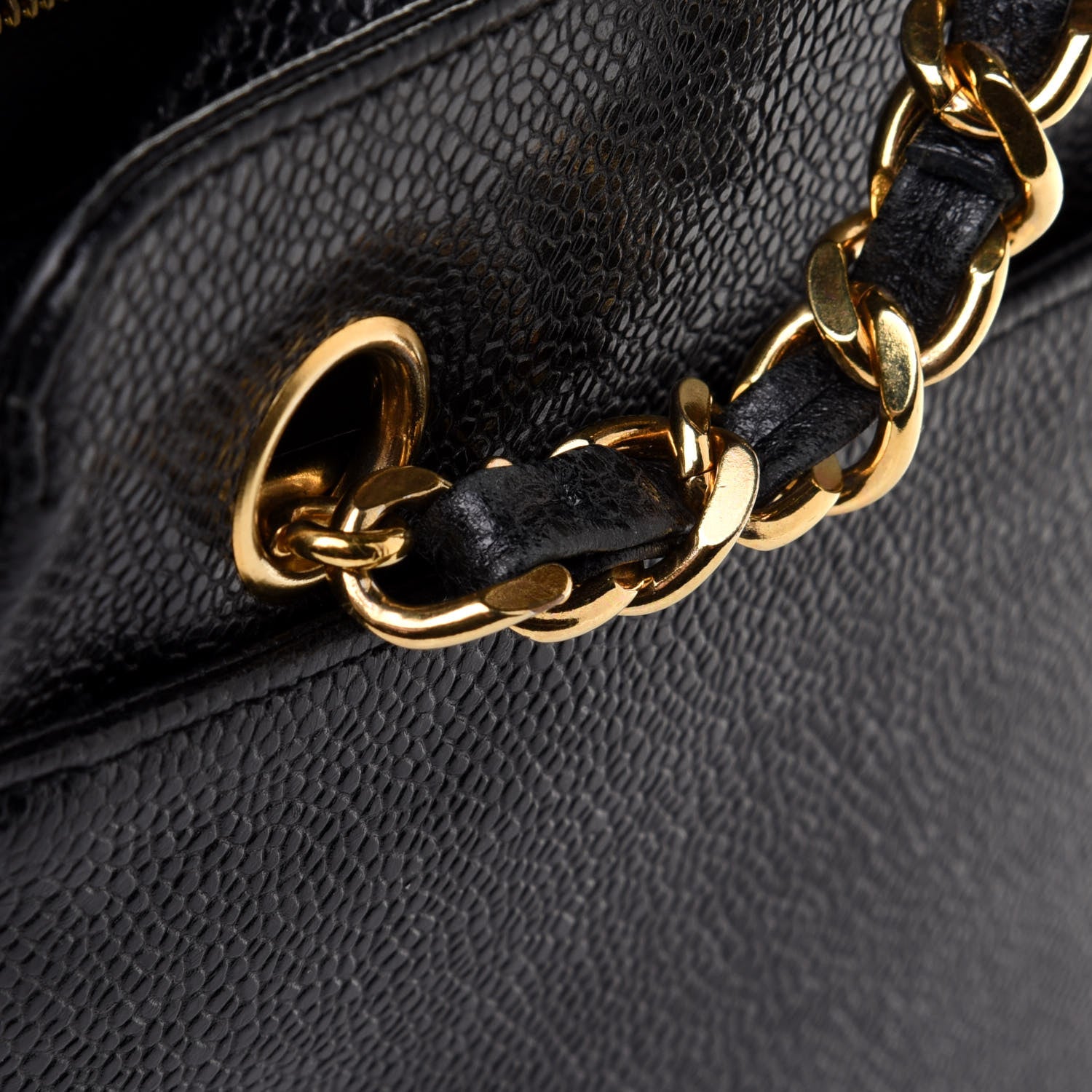 Chanel Caviar CC Shoulder Bag Black 14 of 14