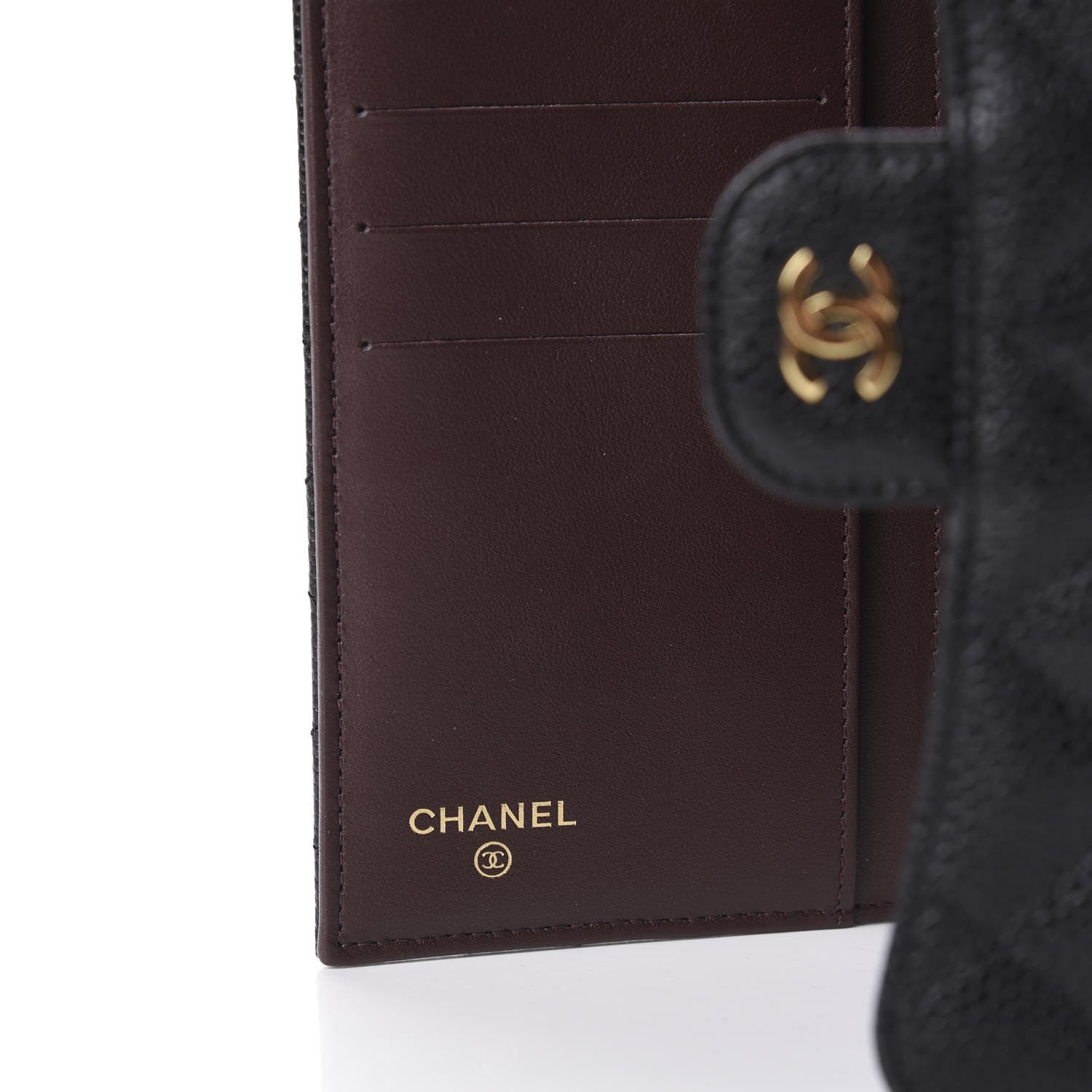 Chanel Caviar Quilted Large Flap Wallet Black 8 of 12