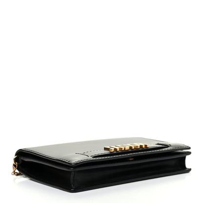 Christian Dior Calfskin J'Adior Wallet on Chain Pouch Black 3 of 9