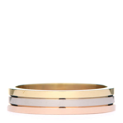 Cartier 18K Pink White Yellow Gold 4.8mm Vendome Louis Cartier Wedding Band Ring 59 8.75 1 of 5