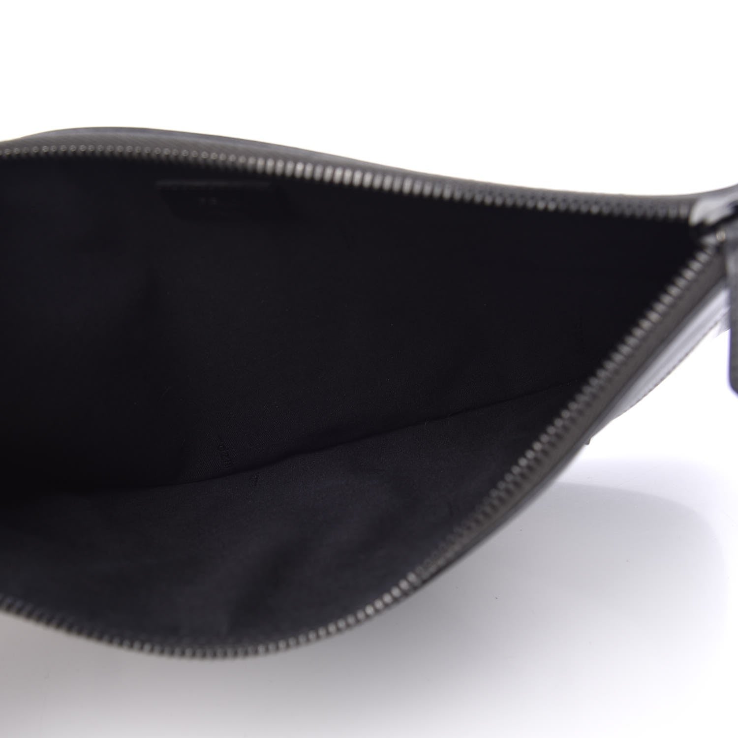 Fendi Vitello Century Elite Monster Eyes Pouch Black Graphite 5 of 10
