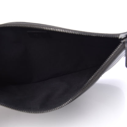 Fendi Vitello Century Elite Monster Eyes Pouch Black Graphite 5 of 10