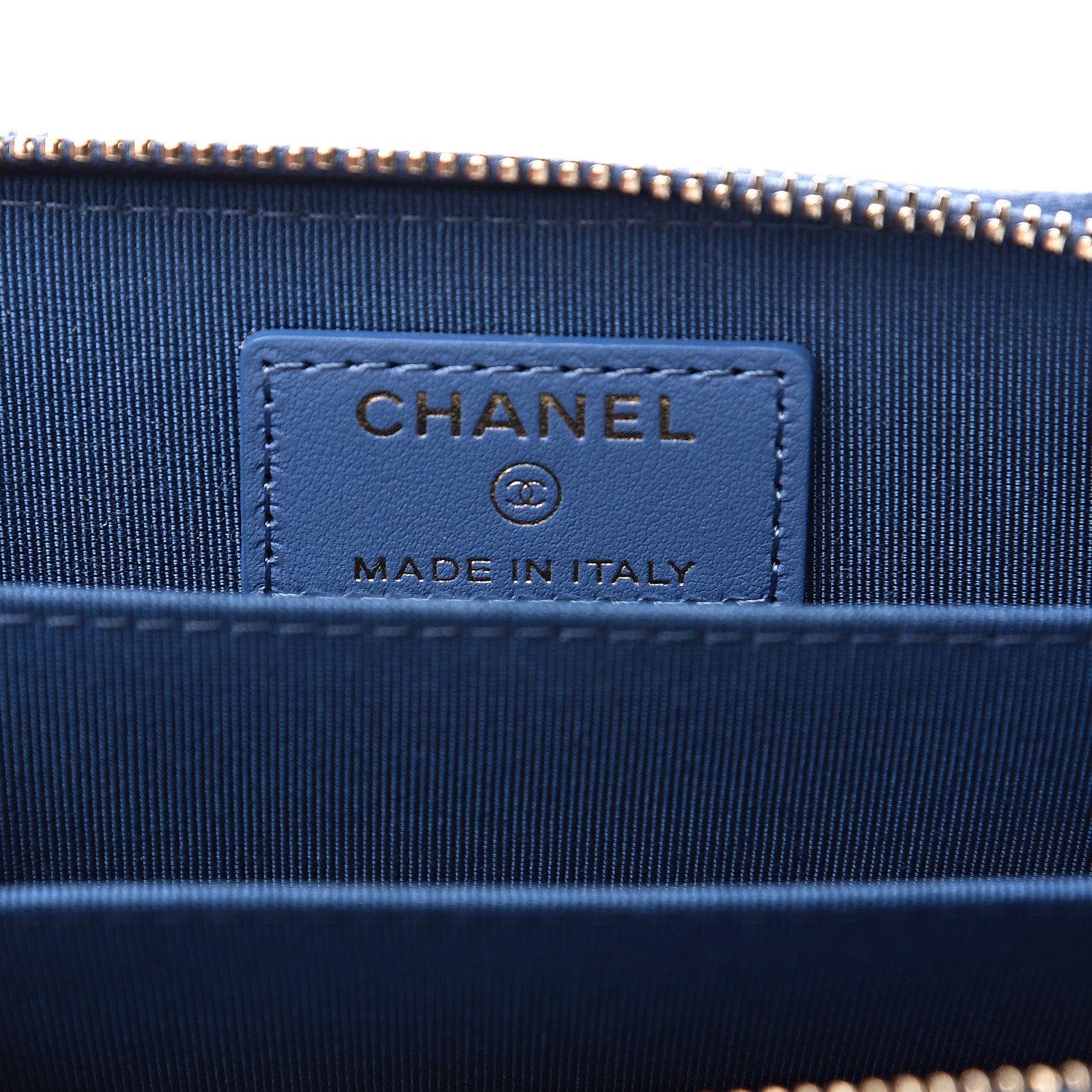 Chanel Patent Calfskin Printed Quilted Zip Coin Purse Multicolor 5 of 7