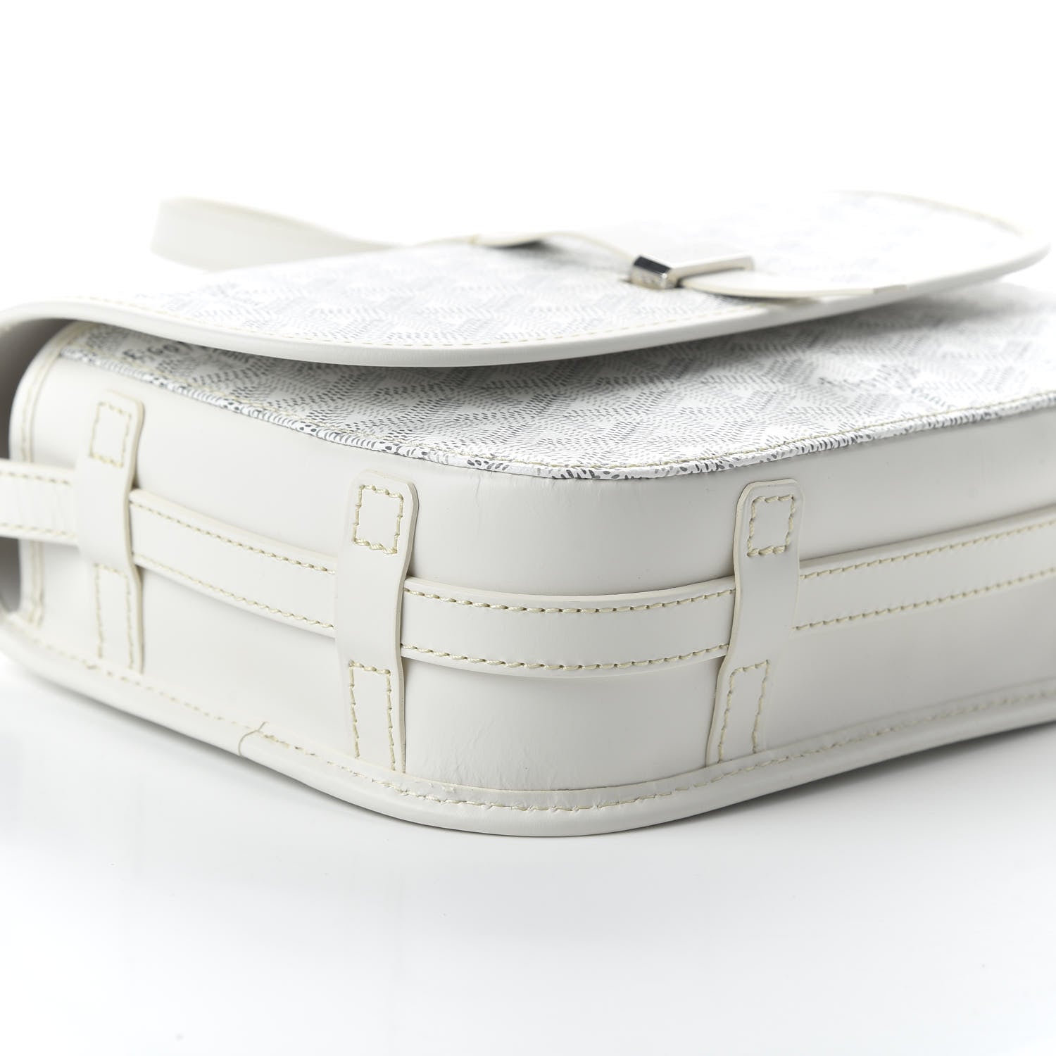 Goyard Goyardine Belvedere II PM Messenger Bag White 6 of 9