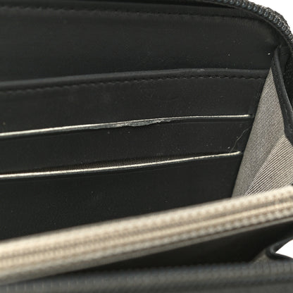 Chanel Lambskin Quilted Boy Zip Around Wallet Dark Grey 14 of 18